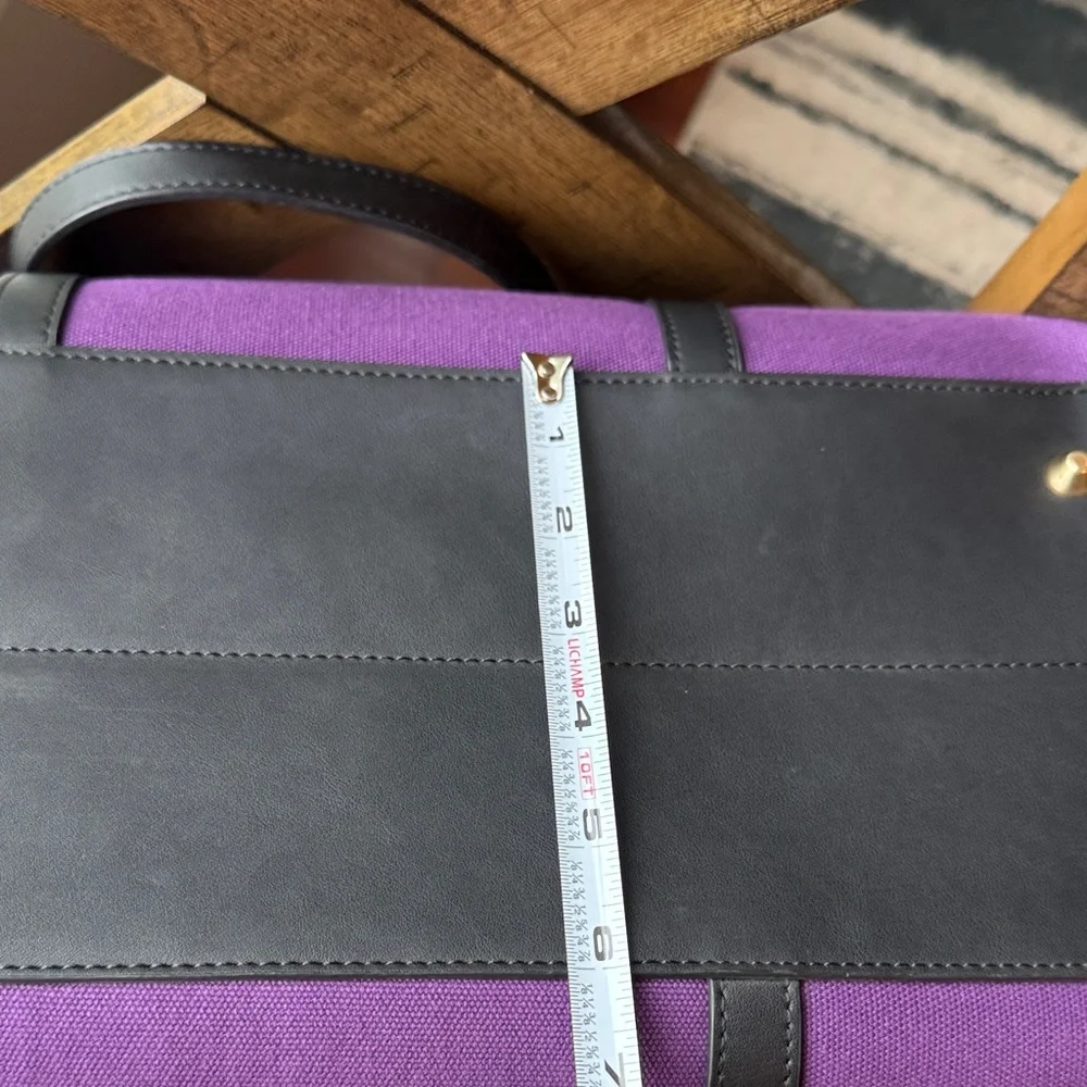 Purple and Black Laptop Bag